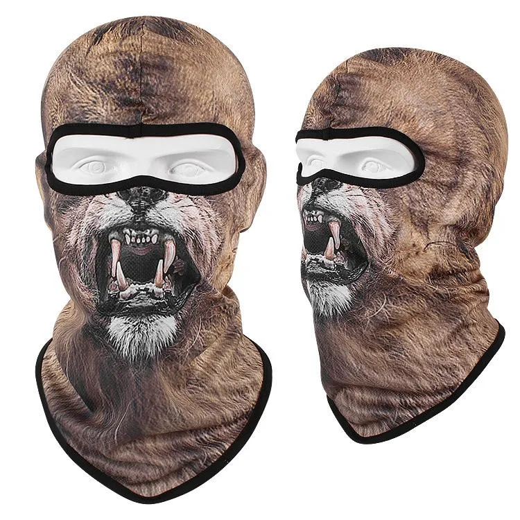 Headgear Animal Mask Hat Scarf
