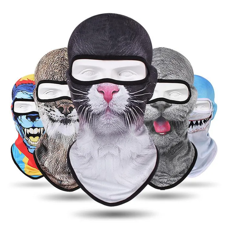 Headgear Animal Mask Hat Scarf