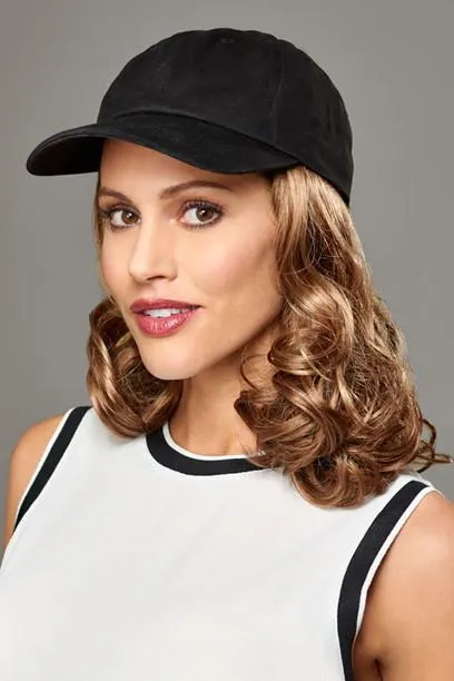 Henry Margu Wigs_ & Hat - Curly Hat Black (#8249)