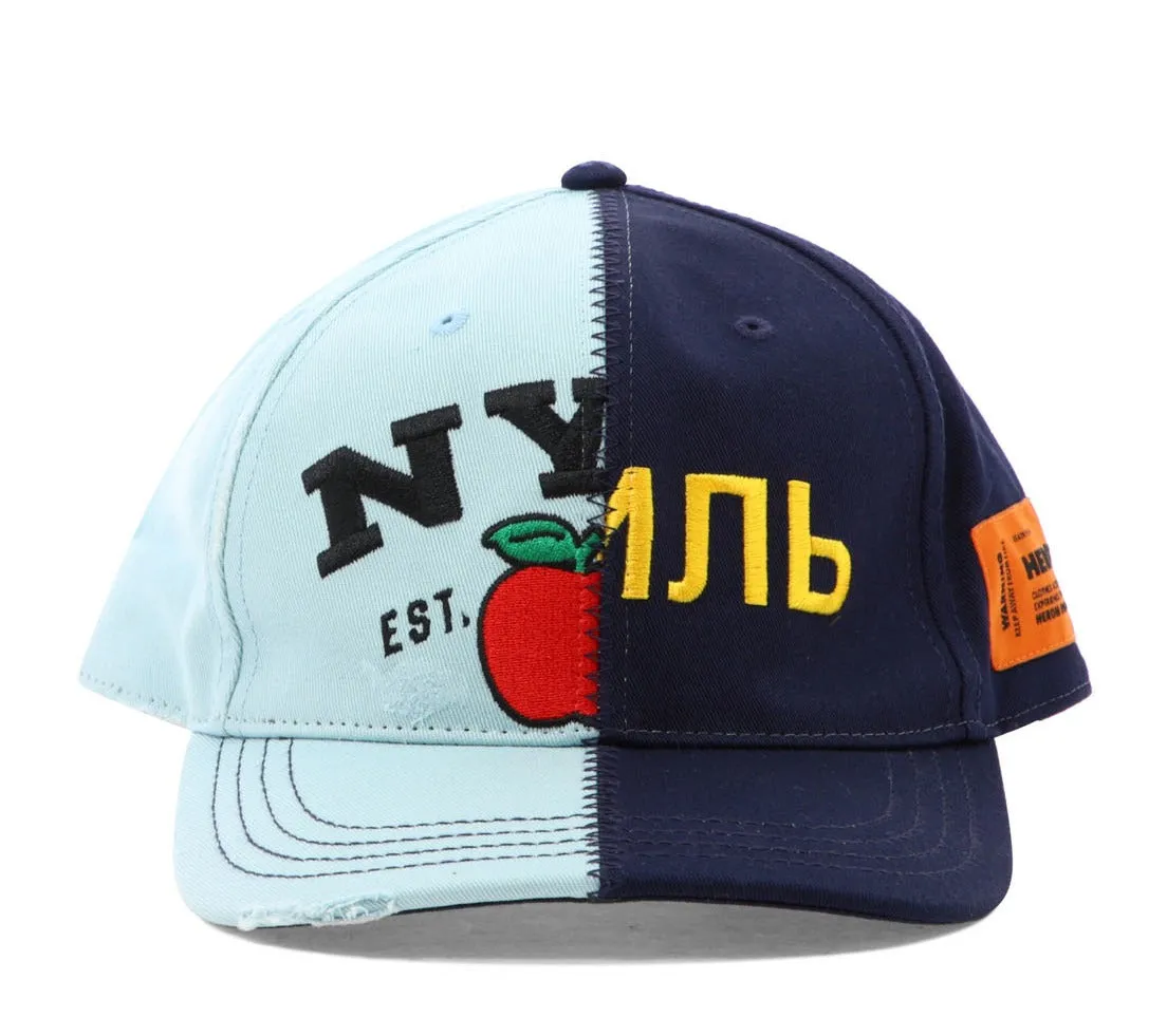 Heron Preston Logo-Embroidered Distressed Baseball Cap