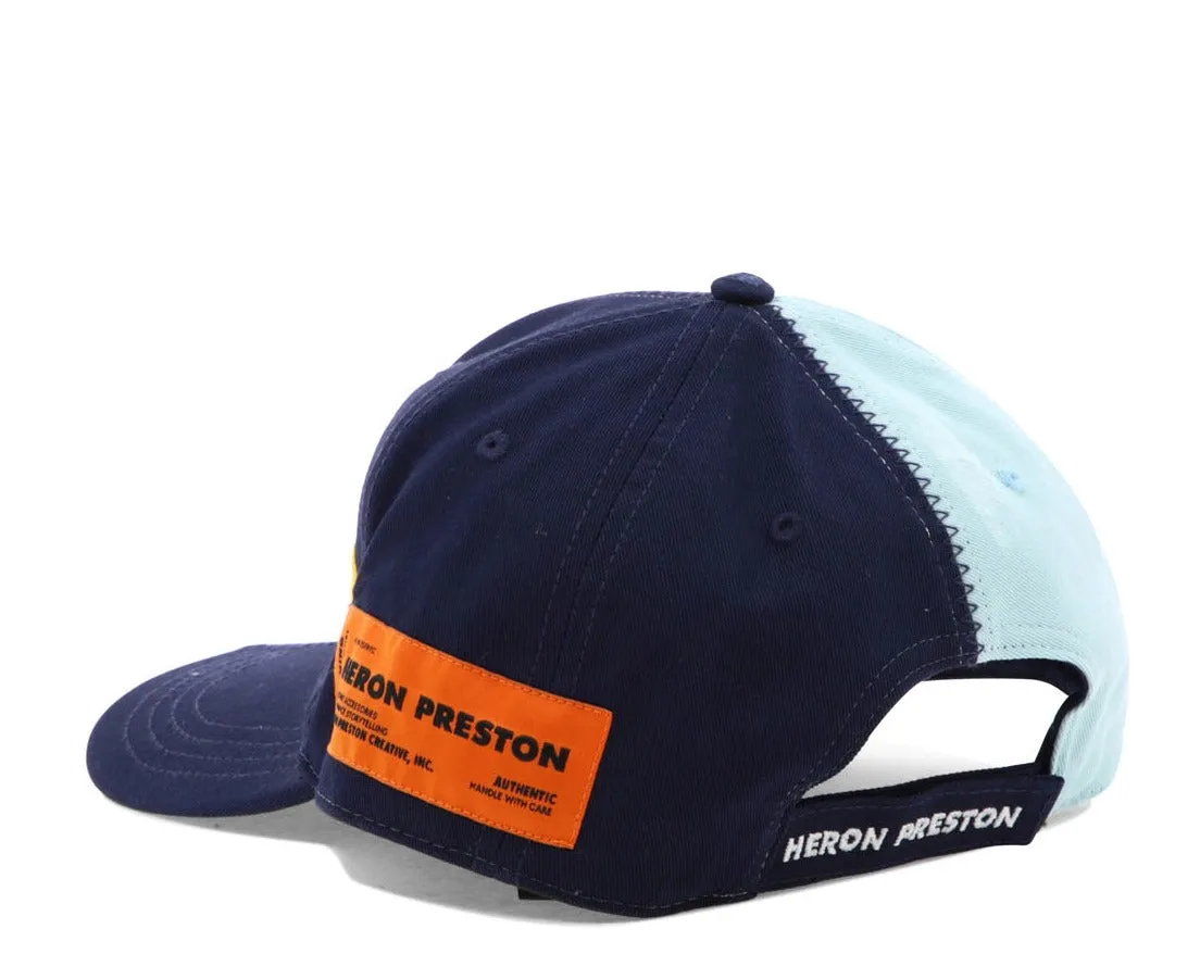 Heron Preston Logo-Embroidered Distressed Baseball Cap