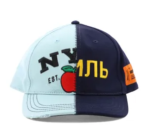 Heron Preston Logo-Embroidered Distressed Baseball Cap