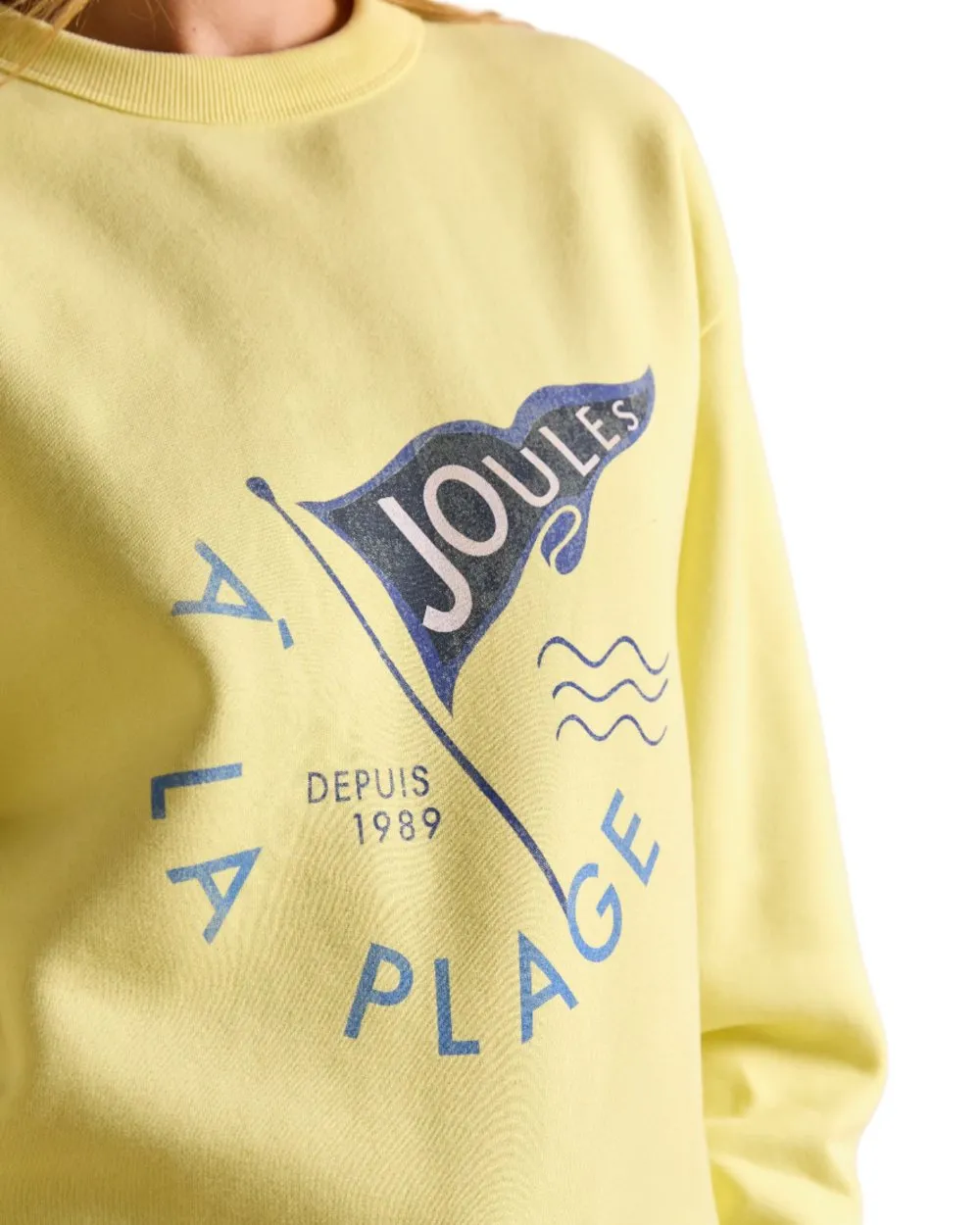 Joules Womens Graphic Crew Neck Sweatshirt
