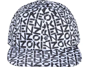 Kenzo Allover Logo Printed Baseball Hat