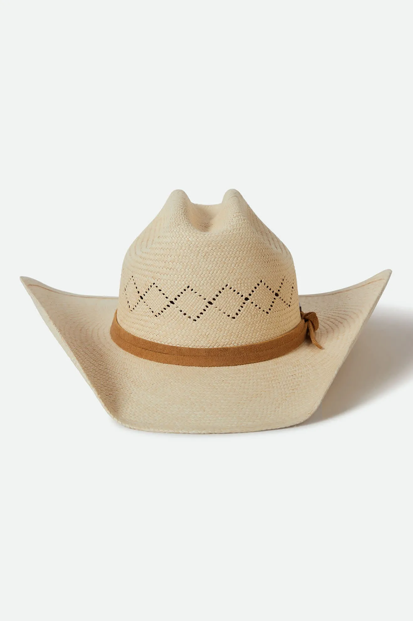Laredo Panama Straw Cowboy Hat - Catalina Sand