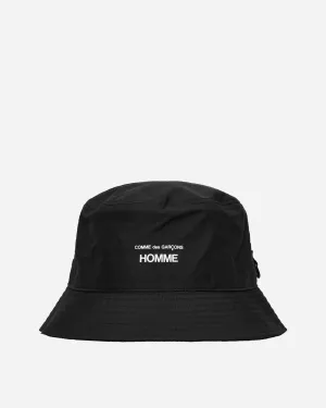 Logo Bucket Hat Black