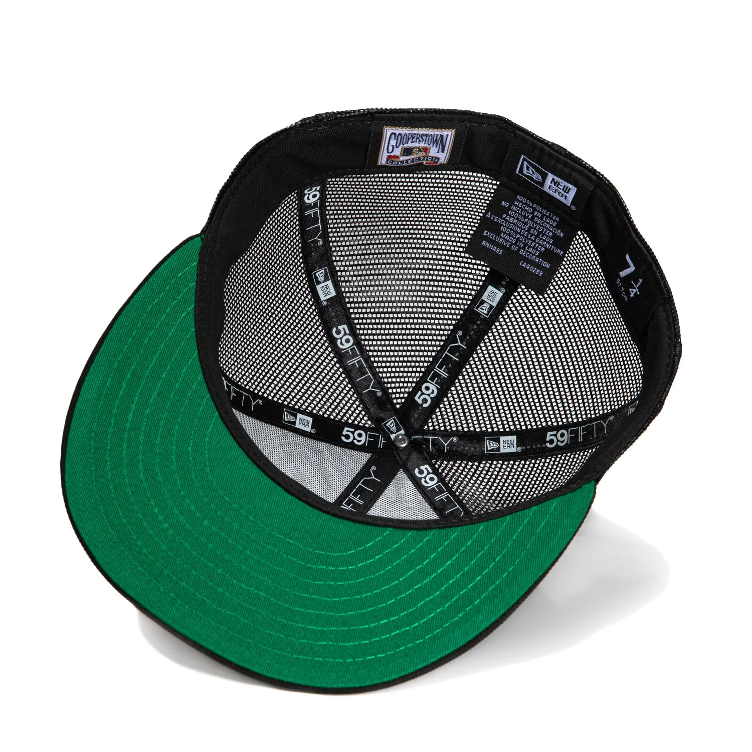 New Era 59Fifty Black Dome Seattle Mariners 35th Anniversary Patch Trucker Hat - Black
