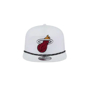 New Era Miami HEAT White Performance Rope Golfer
