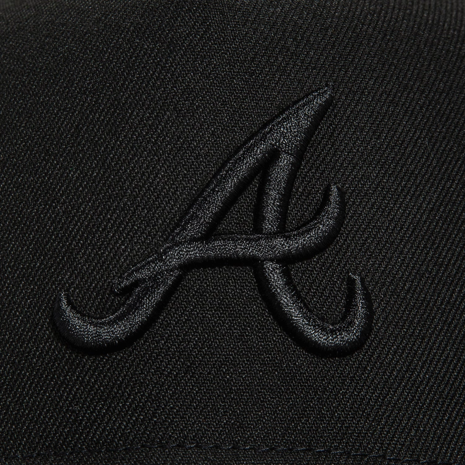 New Era 9Fifty A-frame Atlanta Braves Snapback Hat - Black. Black