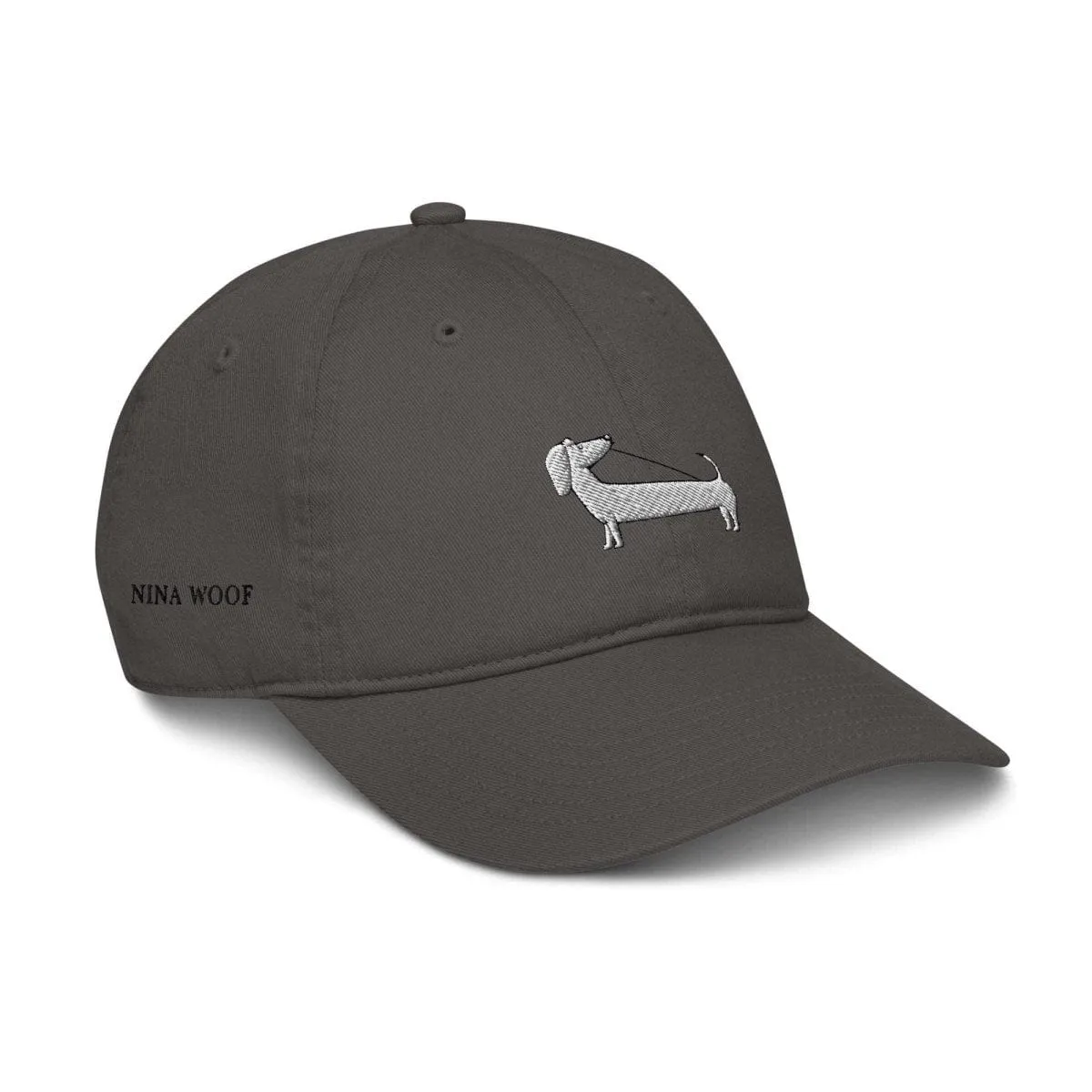 Nina Woof Organic Cotton Dachshund Cap | Multiple Colours