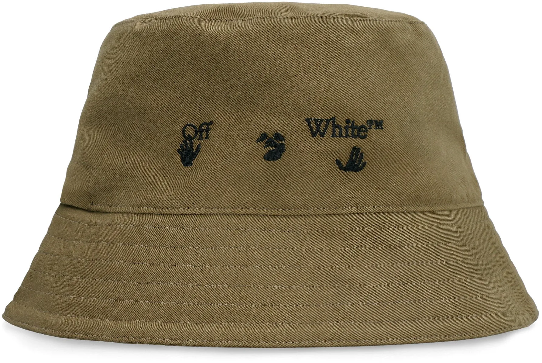 Off-White Logo Embroidered Bucket Hat