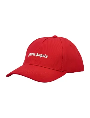 Palm Angels Classic Logo Detailed Baseball Hat