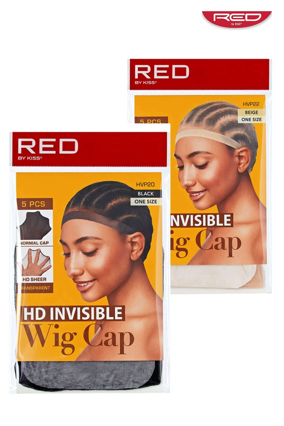 RED BY KISS HD STOCKING WIG CAP 5PCS