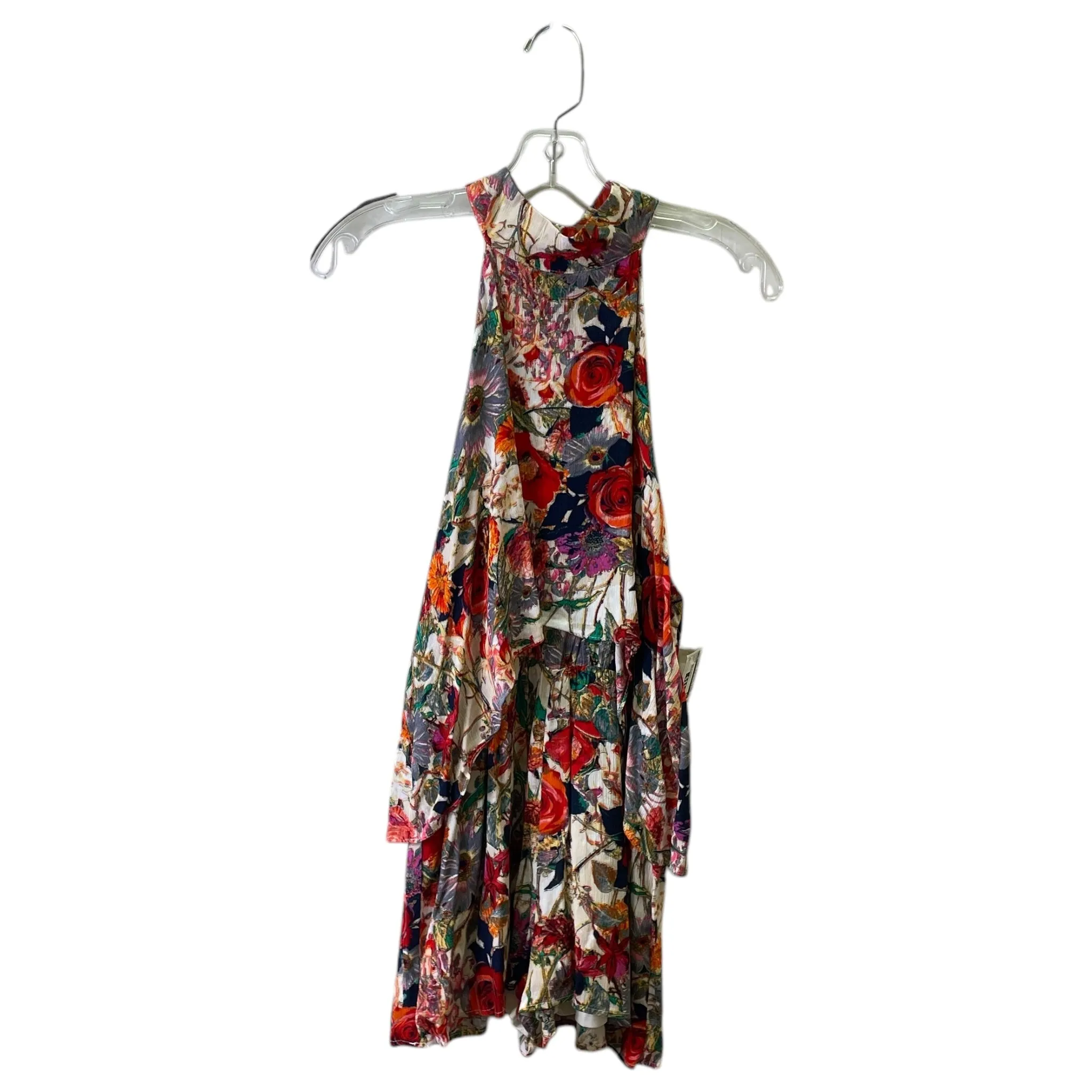 Romper By In The Begining In Blue & Red & White, Size:L