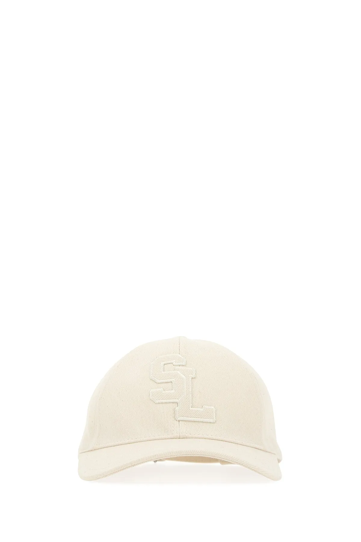 Saint Laurent Logo Embroidered Baseball Cap