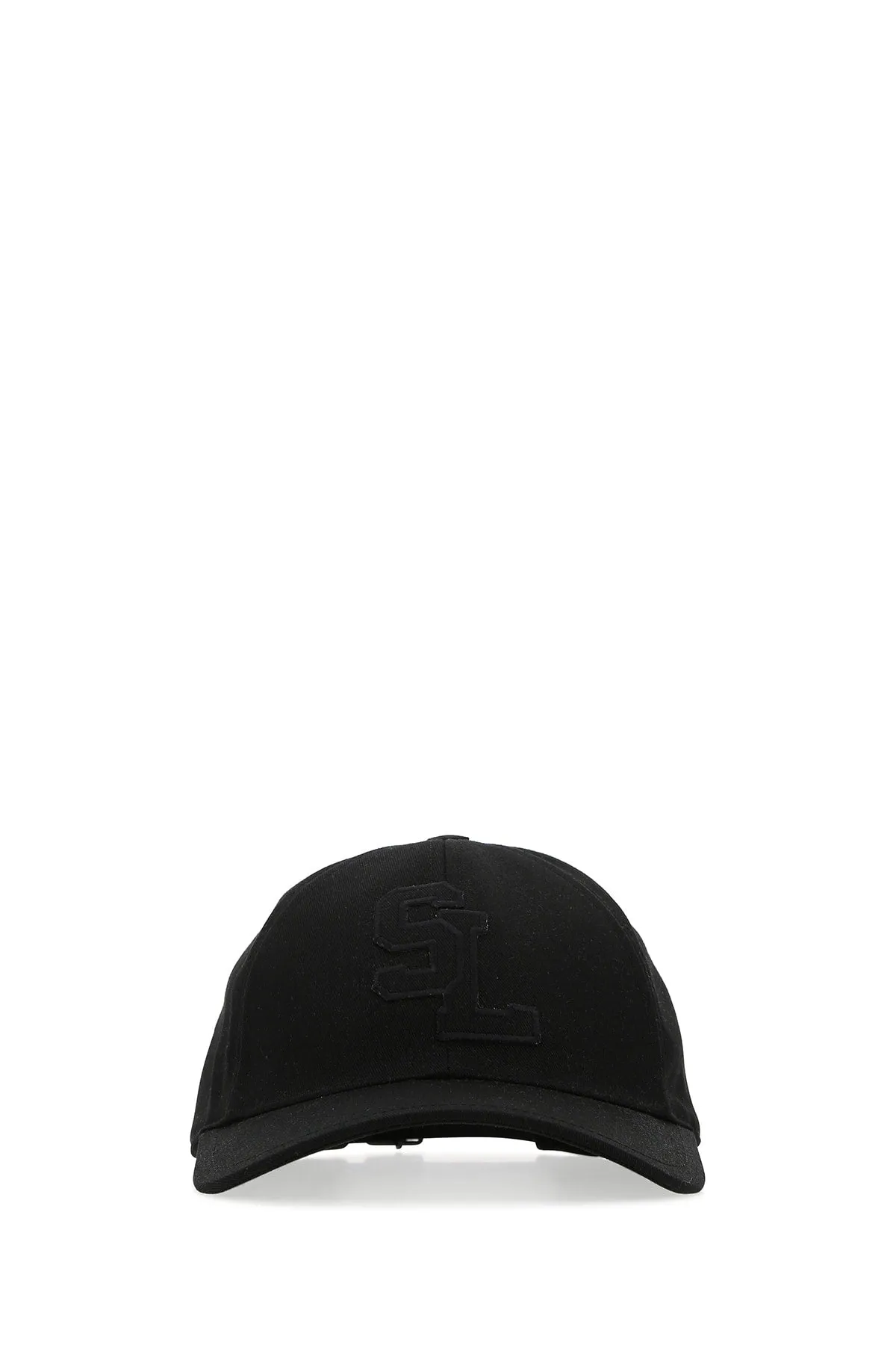 Saint Laurent Logo Patch Curved Peak Baseball Cap