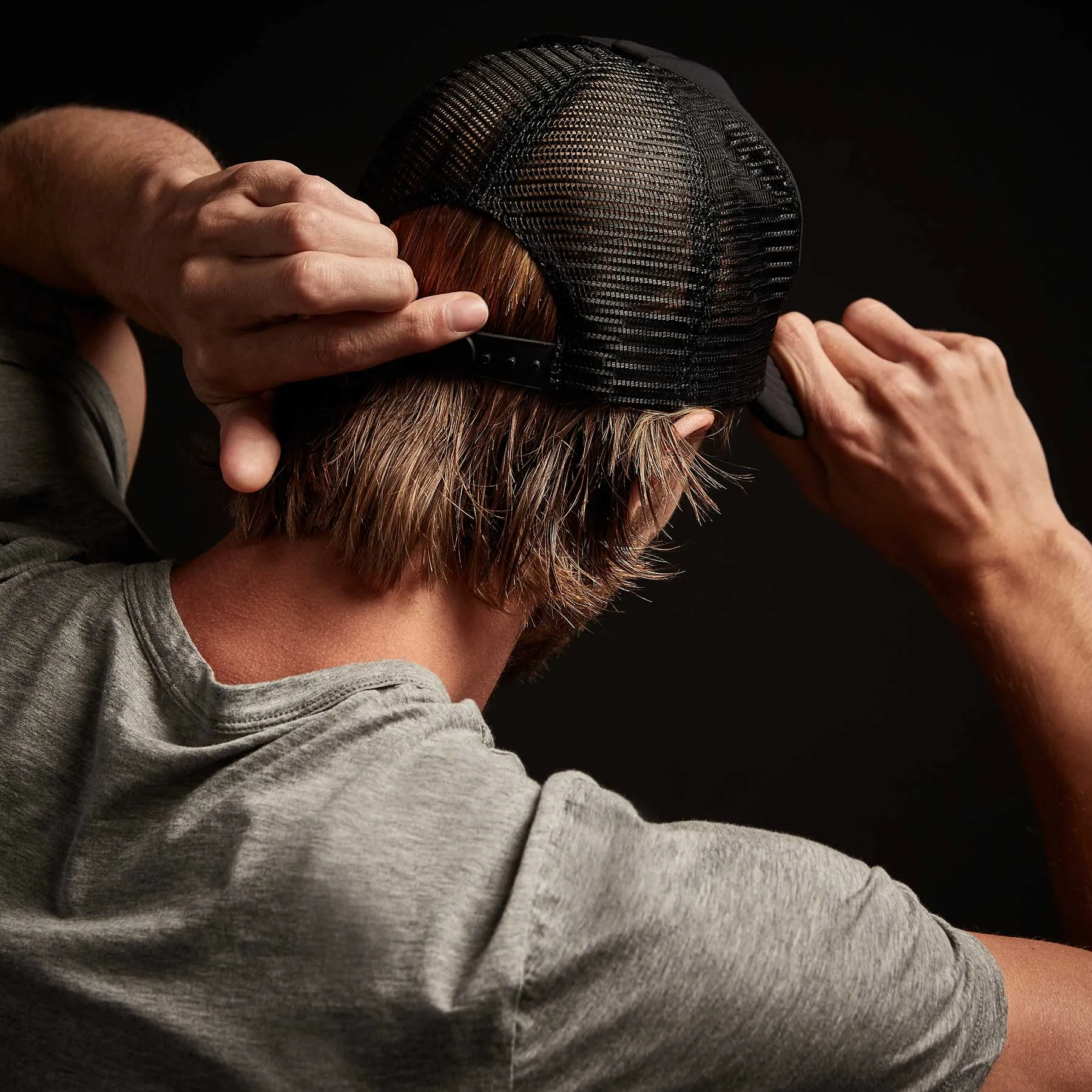 Scuba Trucker Hat - Black