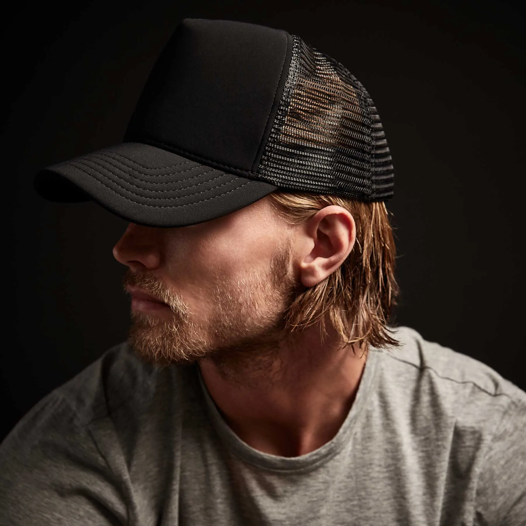 Scuba Trucker Hat - Black