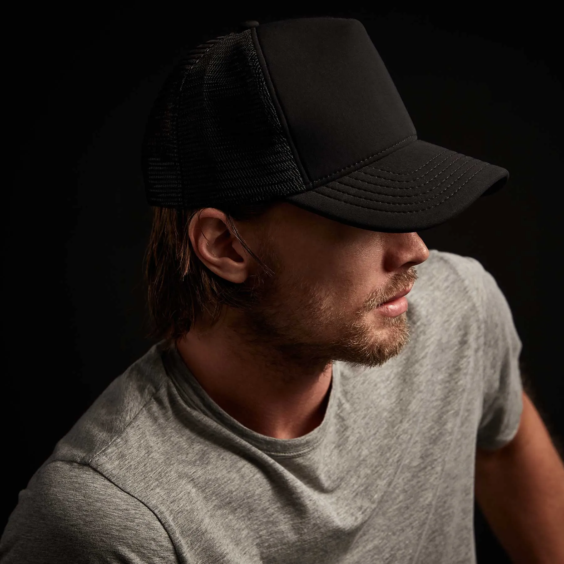 Scuba Trucker Hat - Black