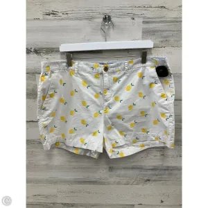 Shorts By Old Navy In White & Yellow, Size: 14