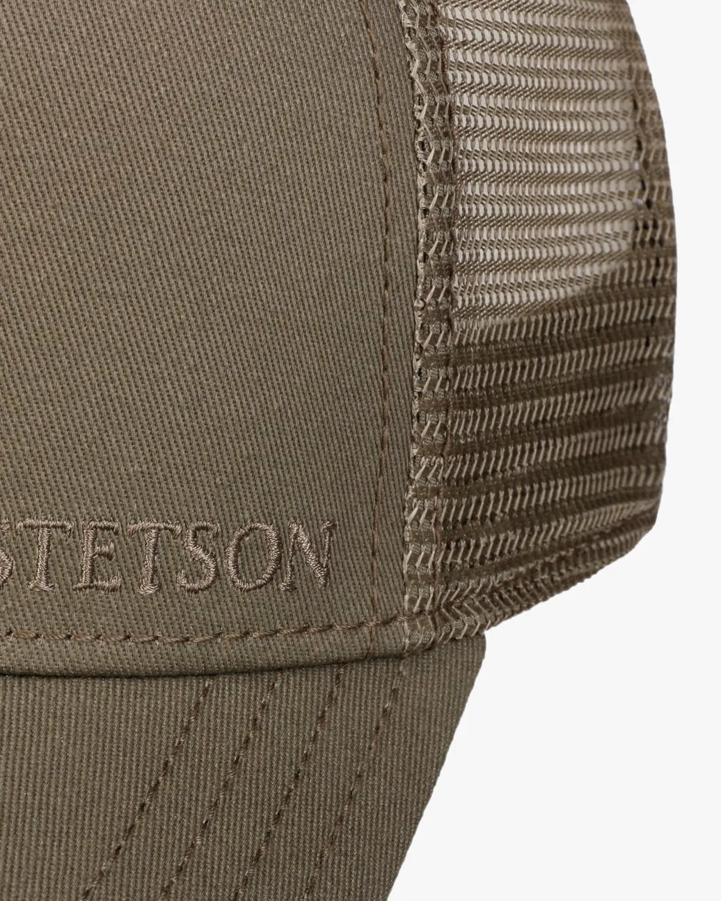 Stetson Cotton Trucker Cap - Olive