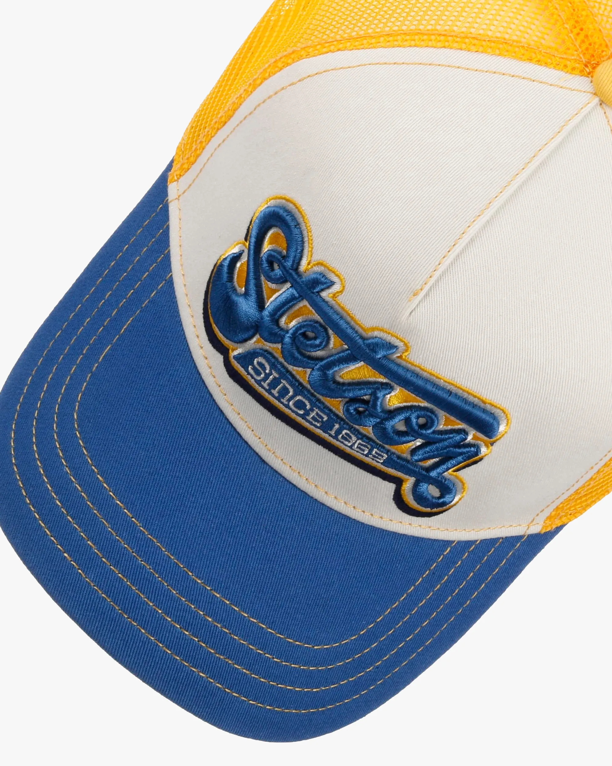 Stetson Lettering Trucker Cap - Blue / White