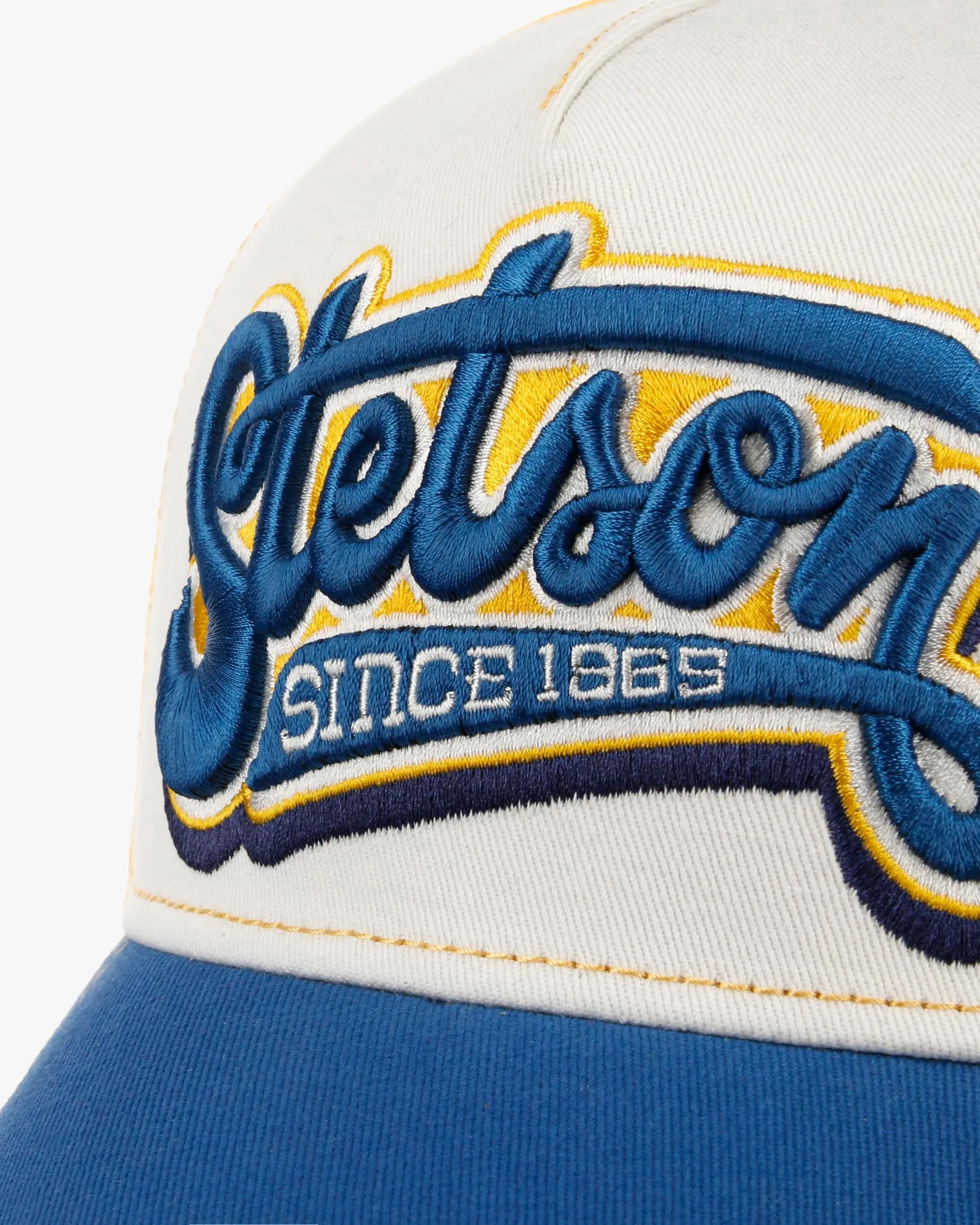 Stetson Lettering Trucker Cap - Blue / White