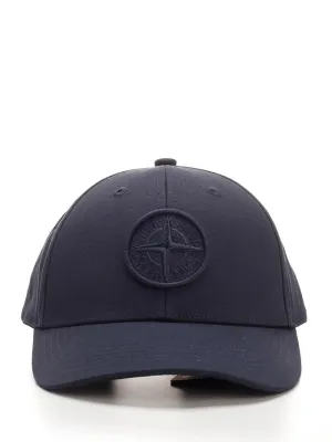 Stone Island Logo Embroidered Baseball Cap