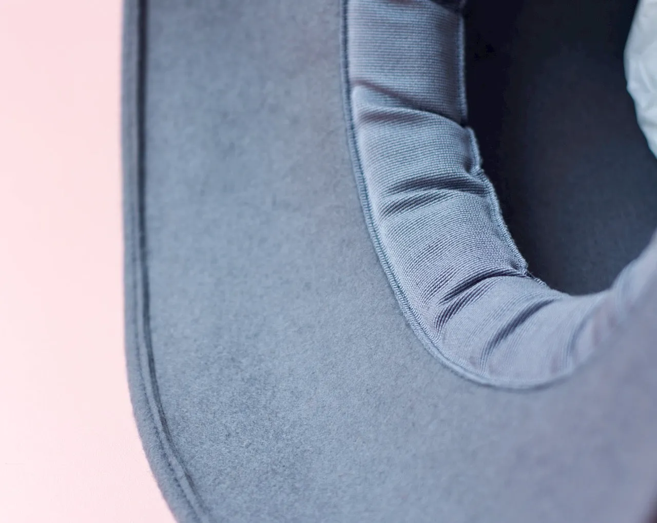 Tall Bowler Hat - Soft Gray