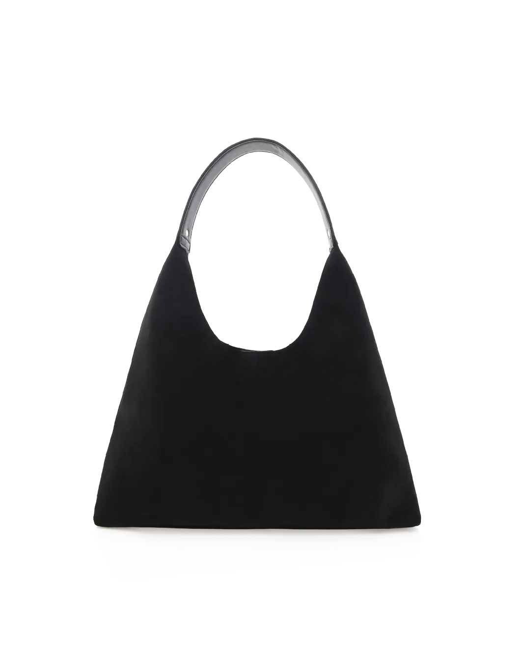 TAMMY SHOULDER BAG - BLACK SUEDE