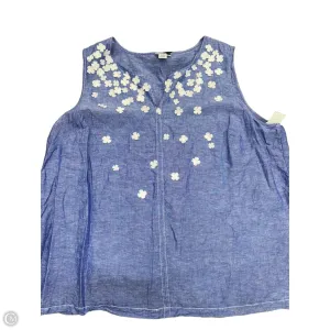 Tank Top By Liz Claiborne In Blue, Size: 3x