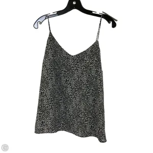 Tank Top By Nine West Apparel In Black & White, Size: Xl