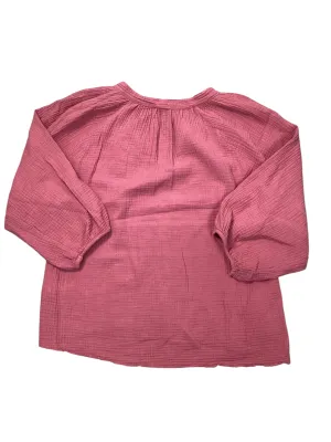 Top 3/4 Sleeve By Nation In Pink, Size:Xs