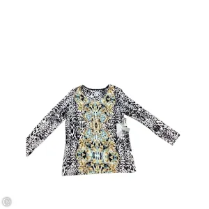 Top Long Sleeve By Chicos In Animal Print, Size: M