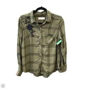 Top Long Sleeve By Time And Tru In Green, Size: S