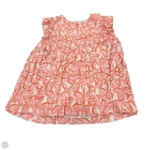Top Sleeveless By Dr2 In Orange & Pink, Size: M