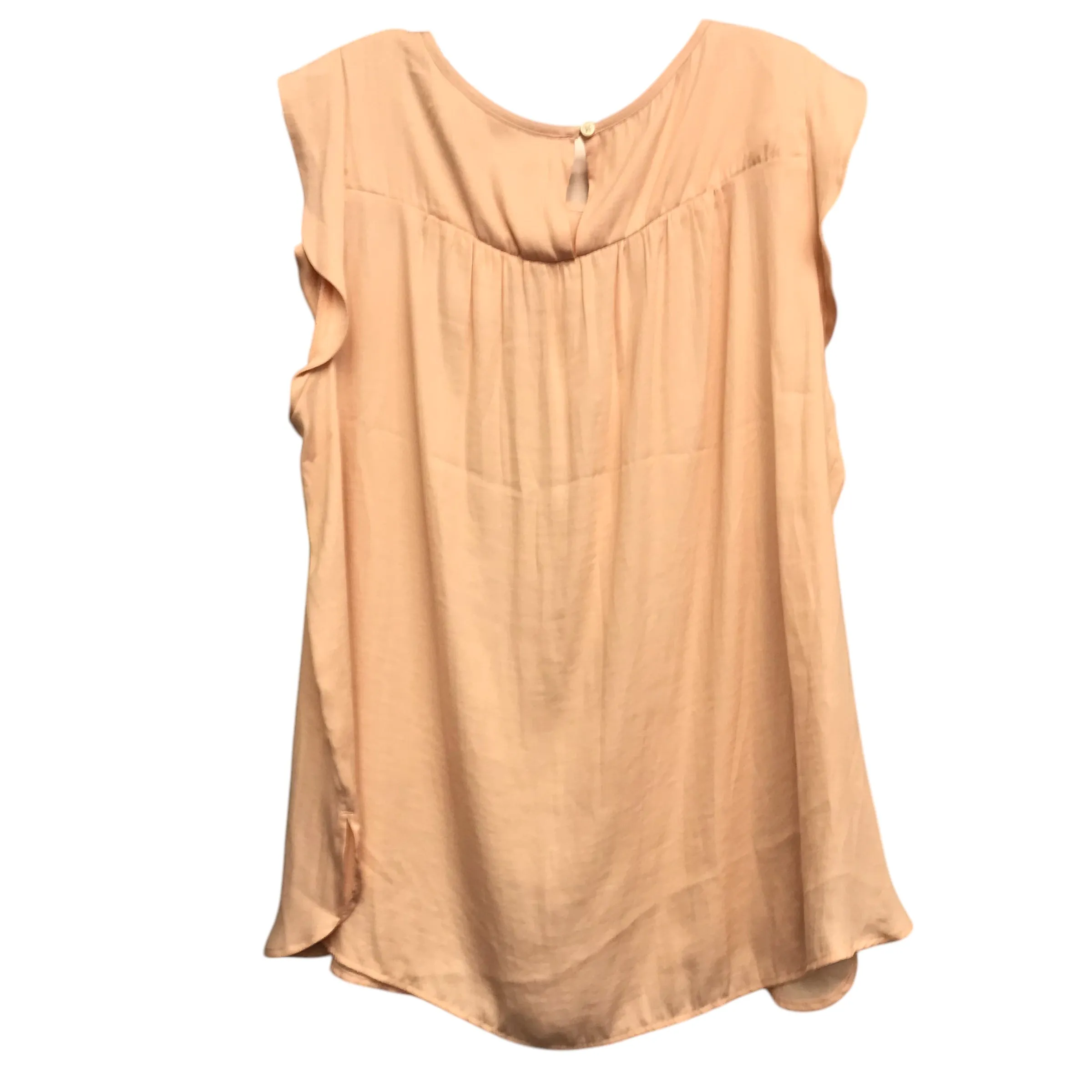 Top Sleeveless By Loft In Pink, Size:Xl