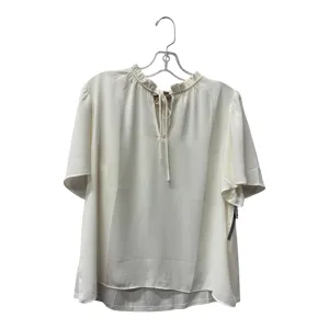 Top Ss By Loft In Cream, Size:Mp