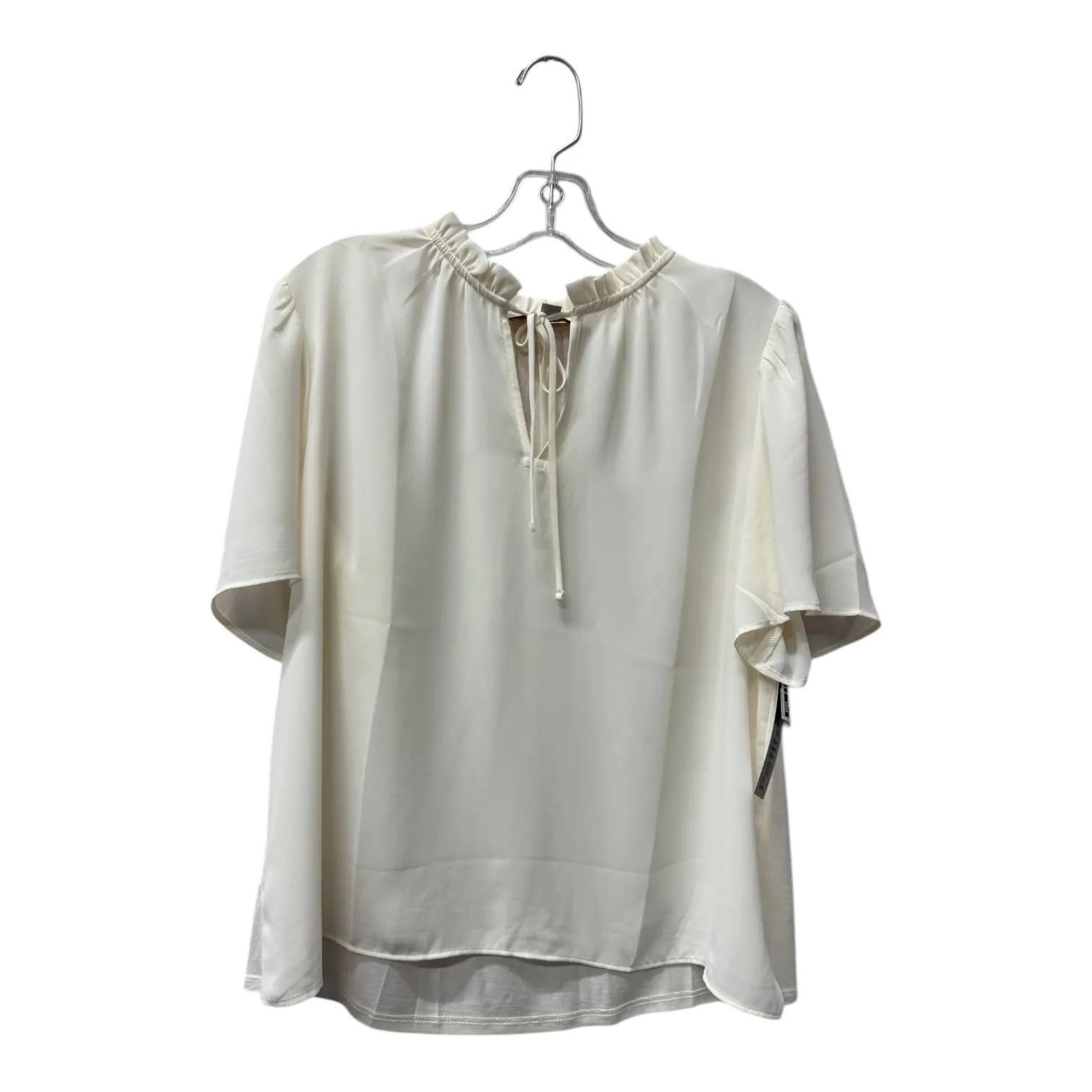 Top Ss By Loft In Cream, Size:Mp