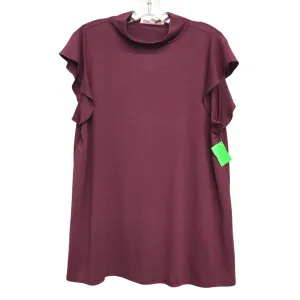 Top Ss By Loft In Maroon, Size:Xl