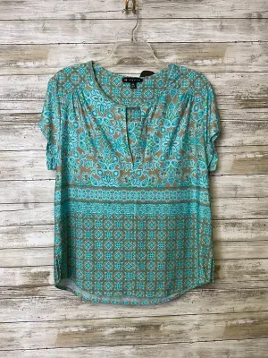 Top Ss By N Touch In Blue & Tan, Size:Xl