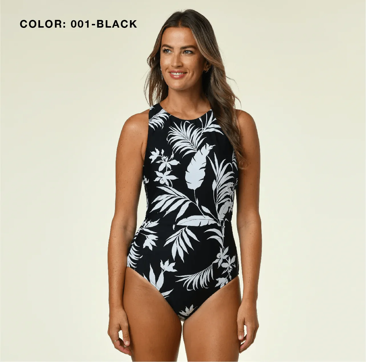 WOMENS HIGH NECK ONE PIECE